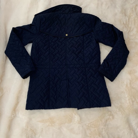 Cole Haan navy blue quilted jacket - Picture 2 of 3